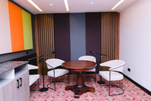 Podcast and content studio at coworking space Nairobi CBD